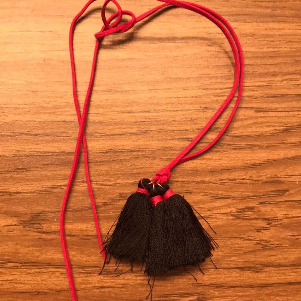 Tassel choker or bracelet